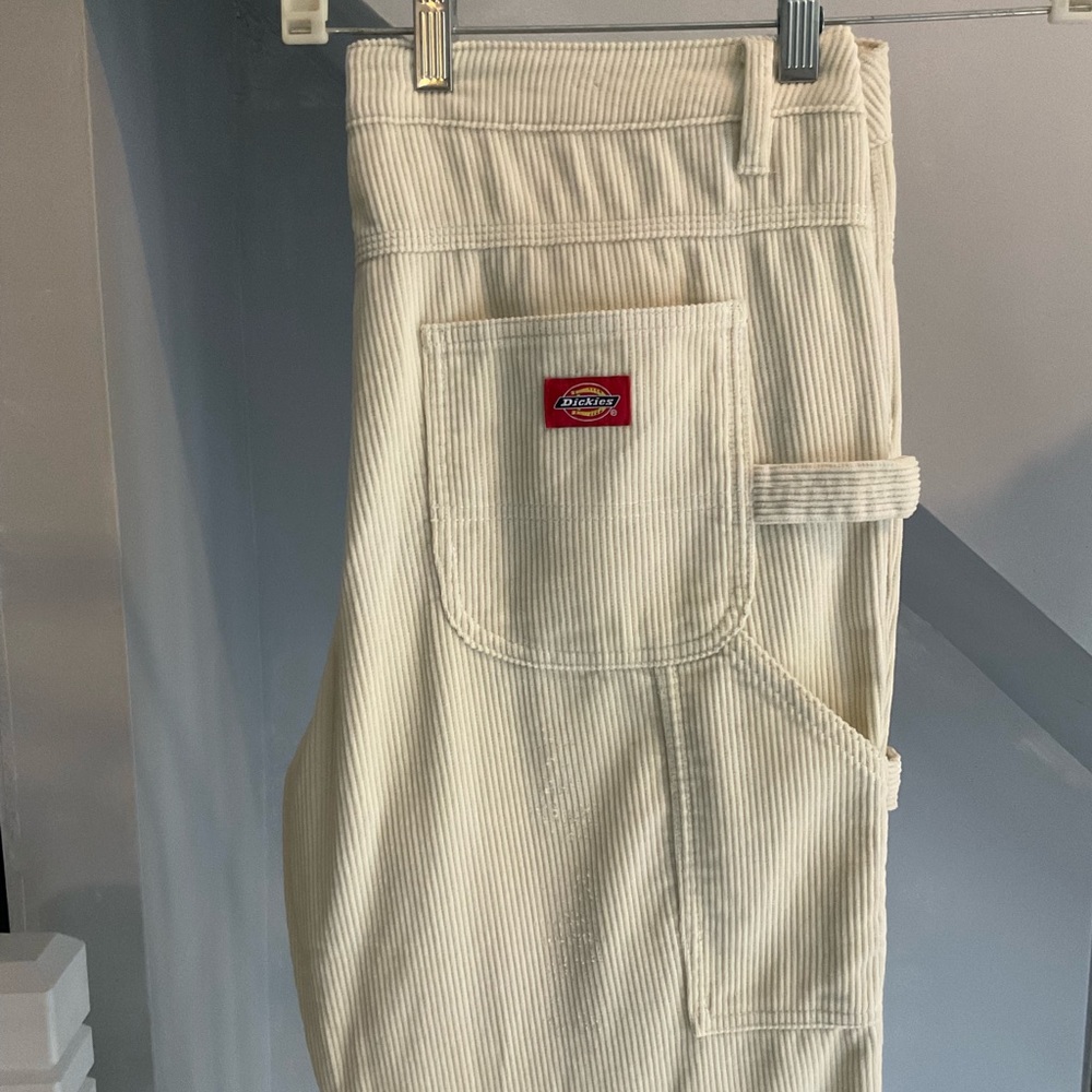 cream colored corduroy dickies pants